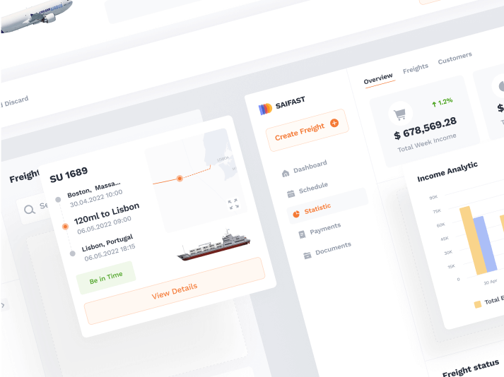 Saifast &ndash; logistics web app - image cover