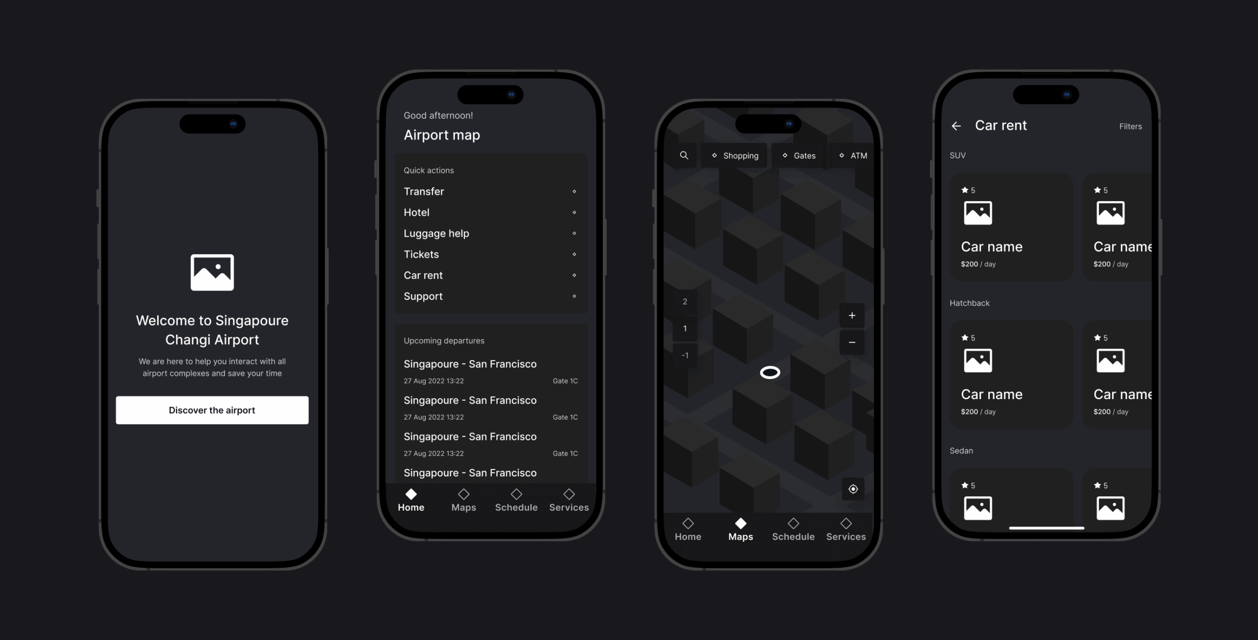 Sinport &ndash; Singapore Airport navigation app - Website Development - Photo 10