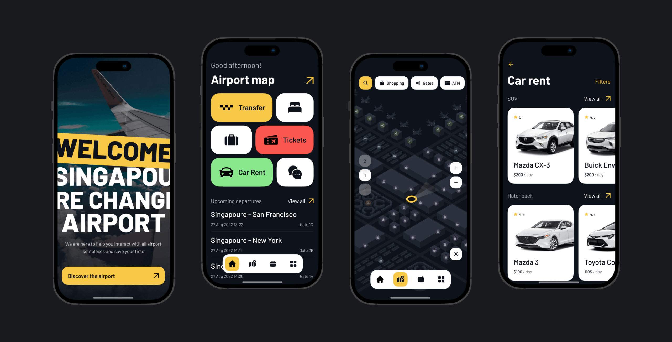 Sinport &ndash; Singapore Airport navigation app - Website Development - Photo 11