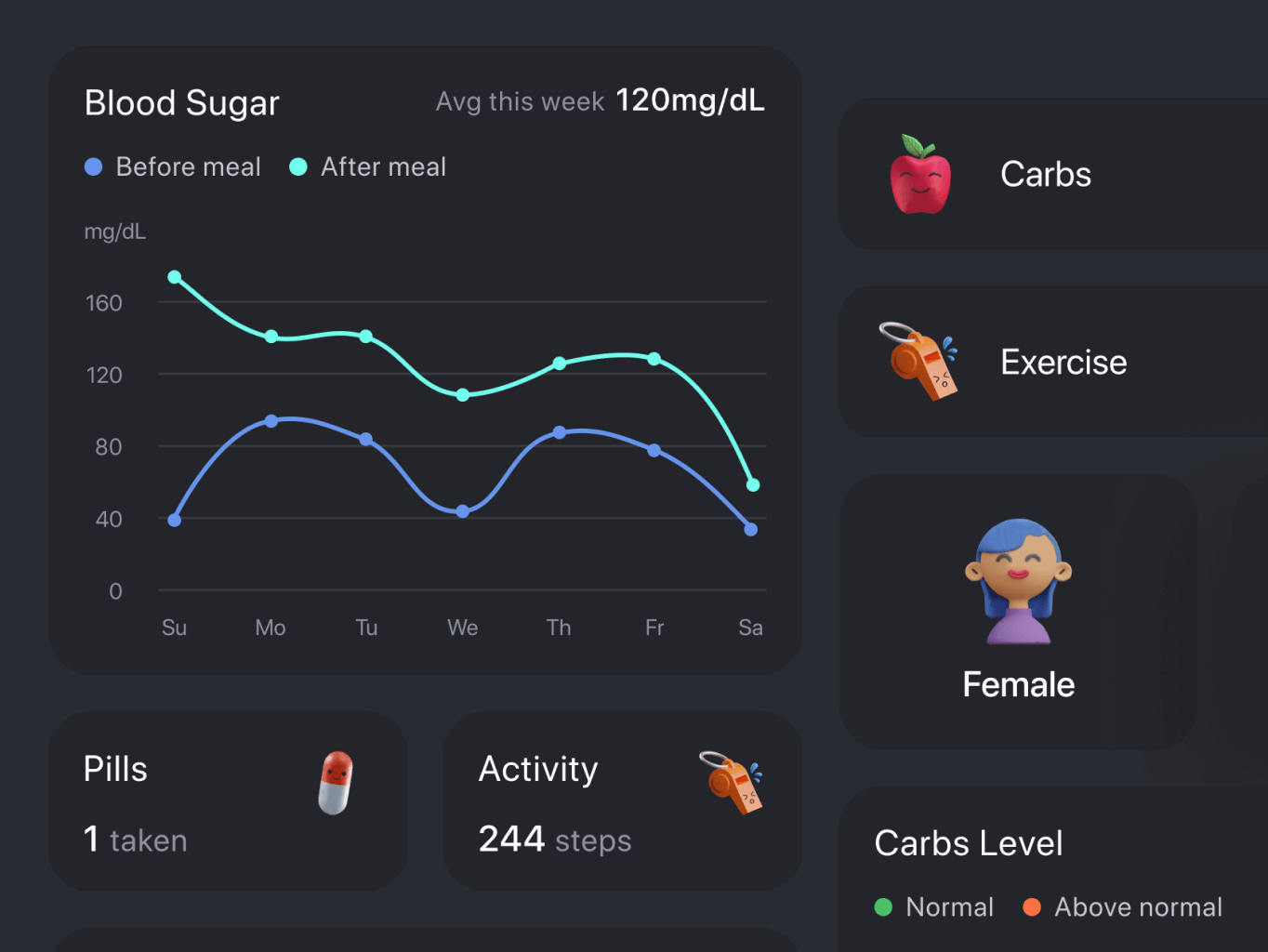 Glume &ndash; healthcare mobile app for diabetics - Website Development - Photo 12