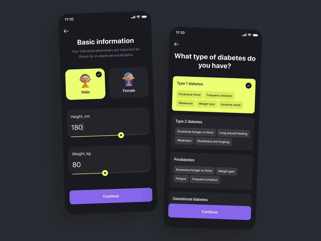 Glume &ndash; healthcare mobile app for diabetics - Website Development - Photo 9