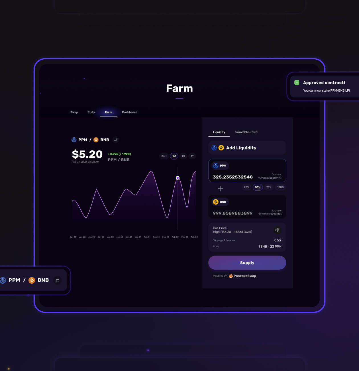 Punk Panda &ndash; swap, stake, and farming platform - Website Development - Photo 15