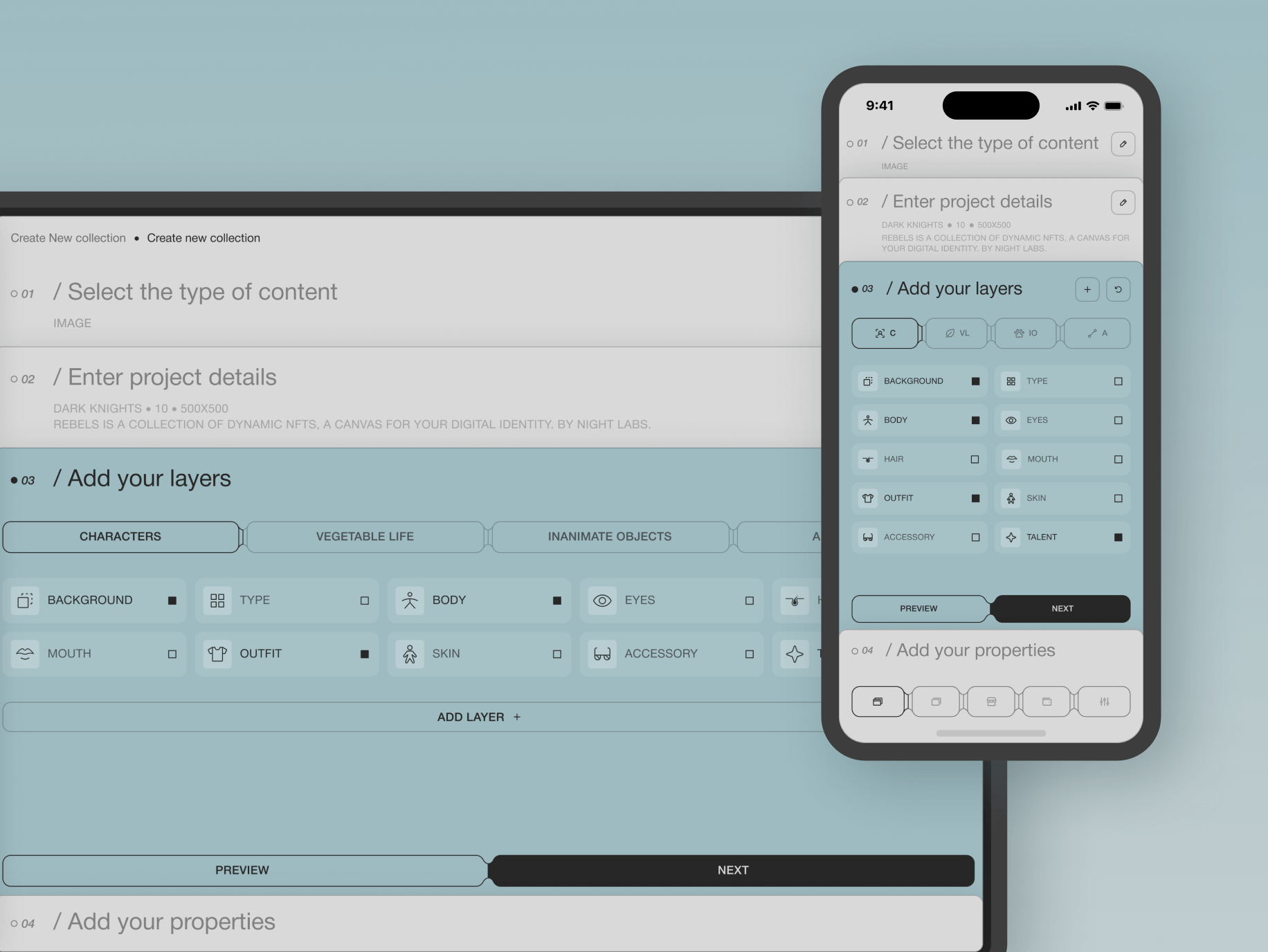 JoCreate &ndash; application for creating NFT collections - Website Development - Photo 17