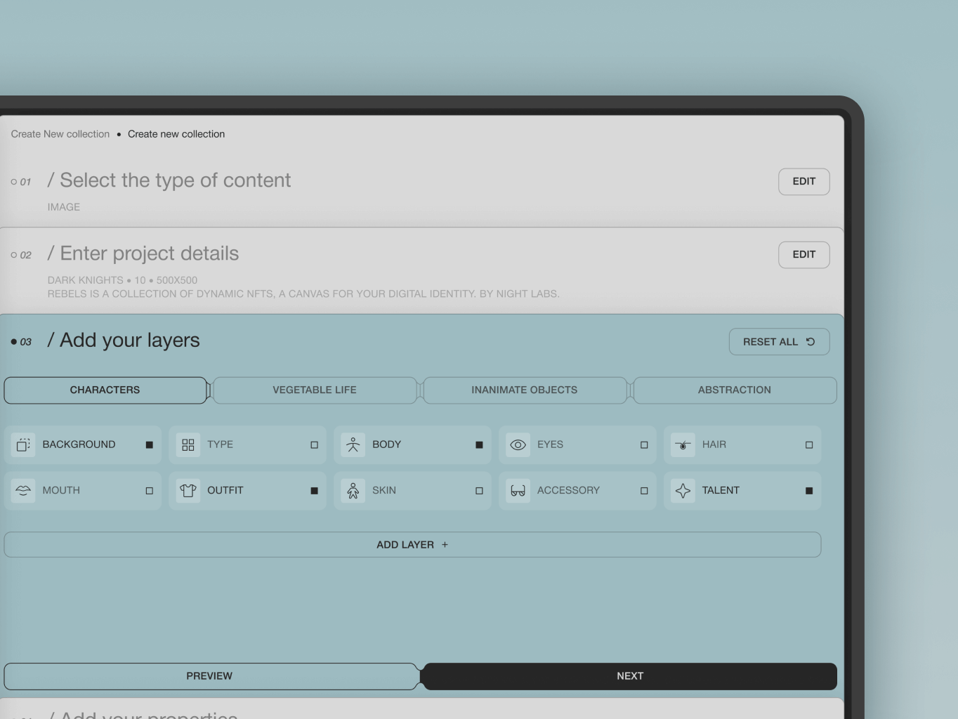 JoCreate &ndash; application for creating NFT collections - Website Development - Photo 4