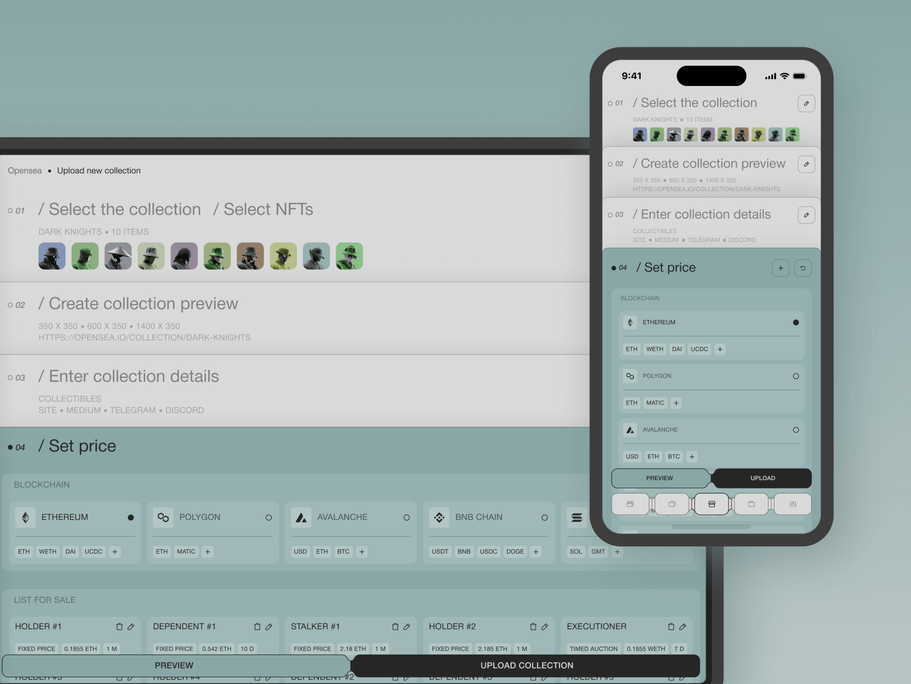 JoCreate &ndash; application for creating NFT collections - Website Development - Photo 19