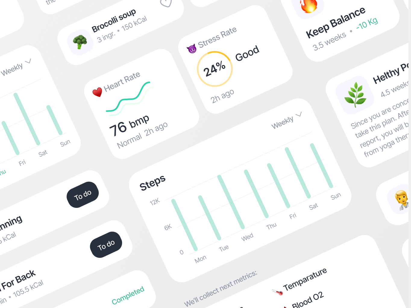 Healher &ndash; an app with personalized health plans - Website Development - Photo 3