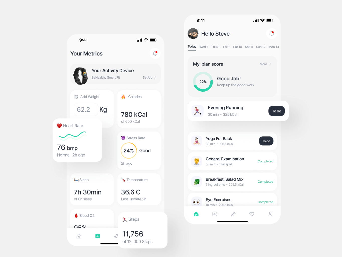 Healher &ndash; an app with personalized health plans - Website Development - Photo 5