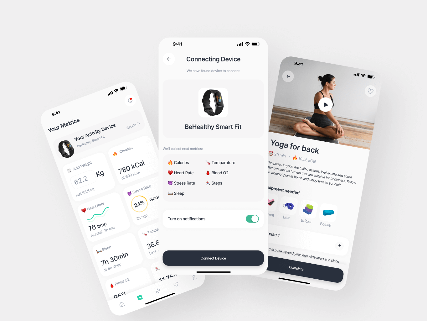 Healher &ndash; an app with personalized health plans - Website Development - Photo 2