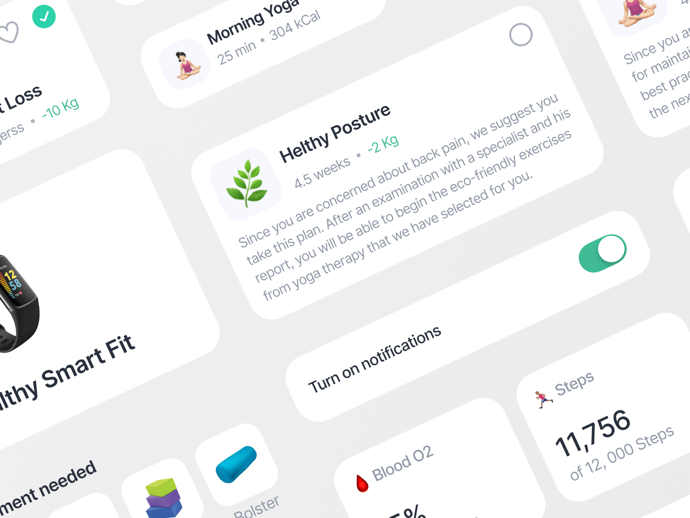 Healher &ndash; an app with personalized health plans - Website Development - Photo 4