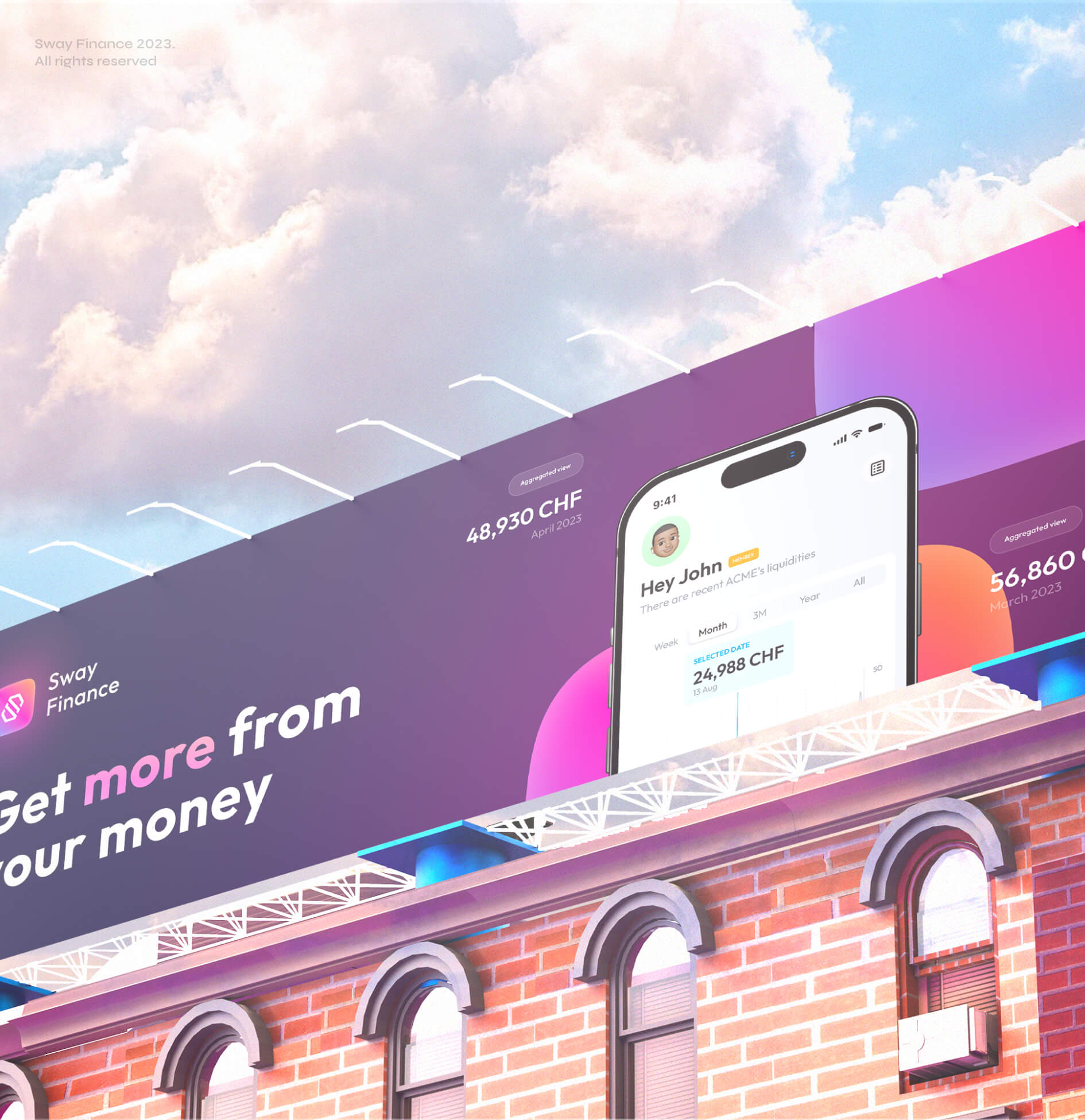 Sway Finance &ndash; branding for cash management application - Website Development - Photo 3
