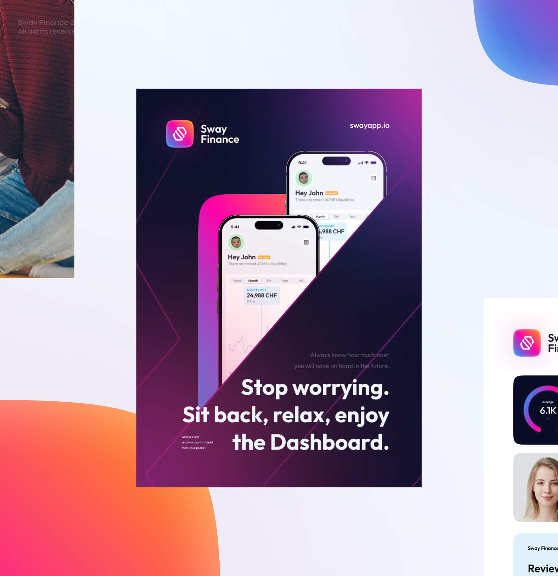 Sway Finance &ndash; branding for cash management application - Website Development - Photo 11