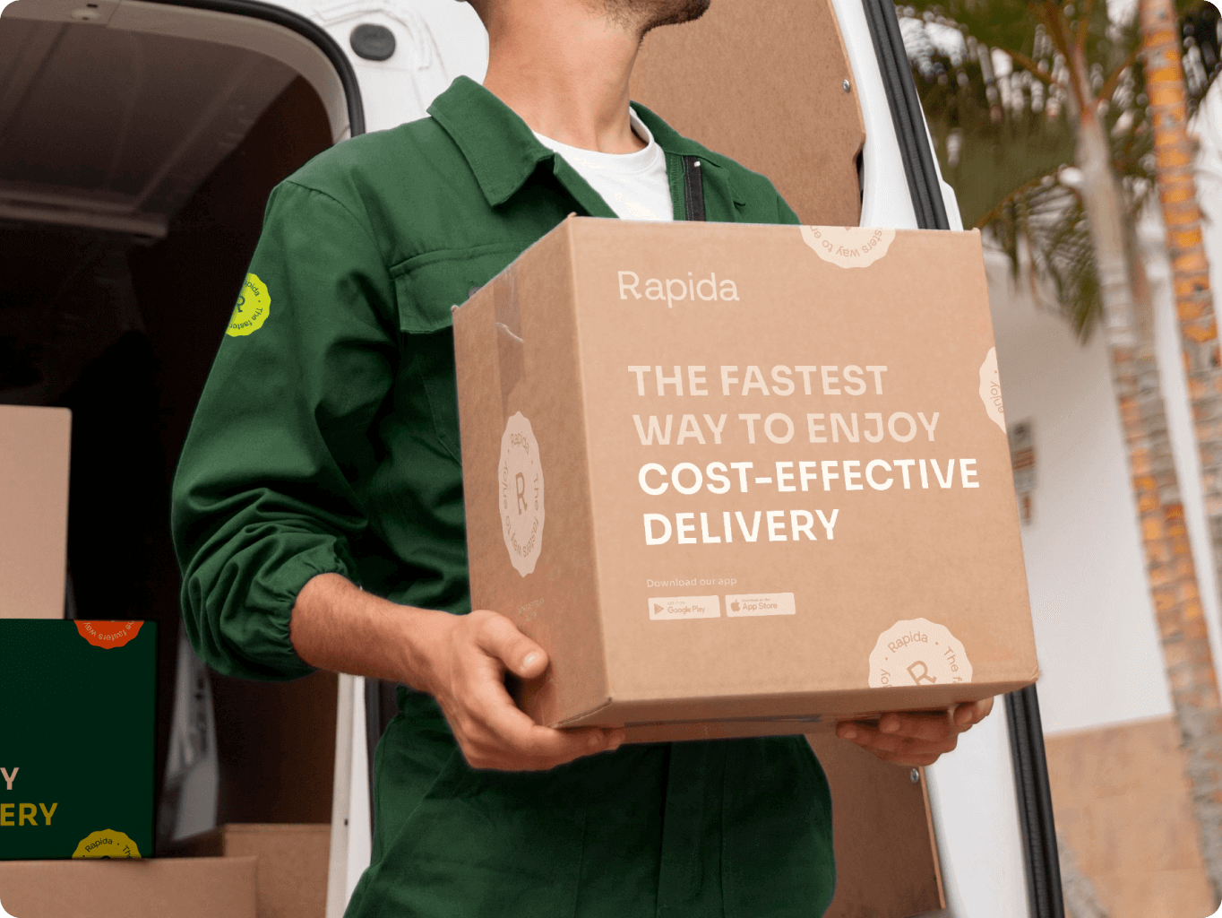 Rapida &ndash; branding for the delivery service - Website Development - Photo 3