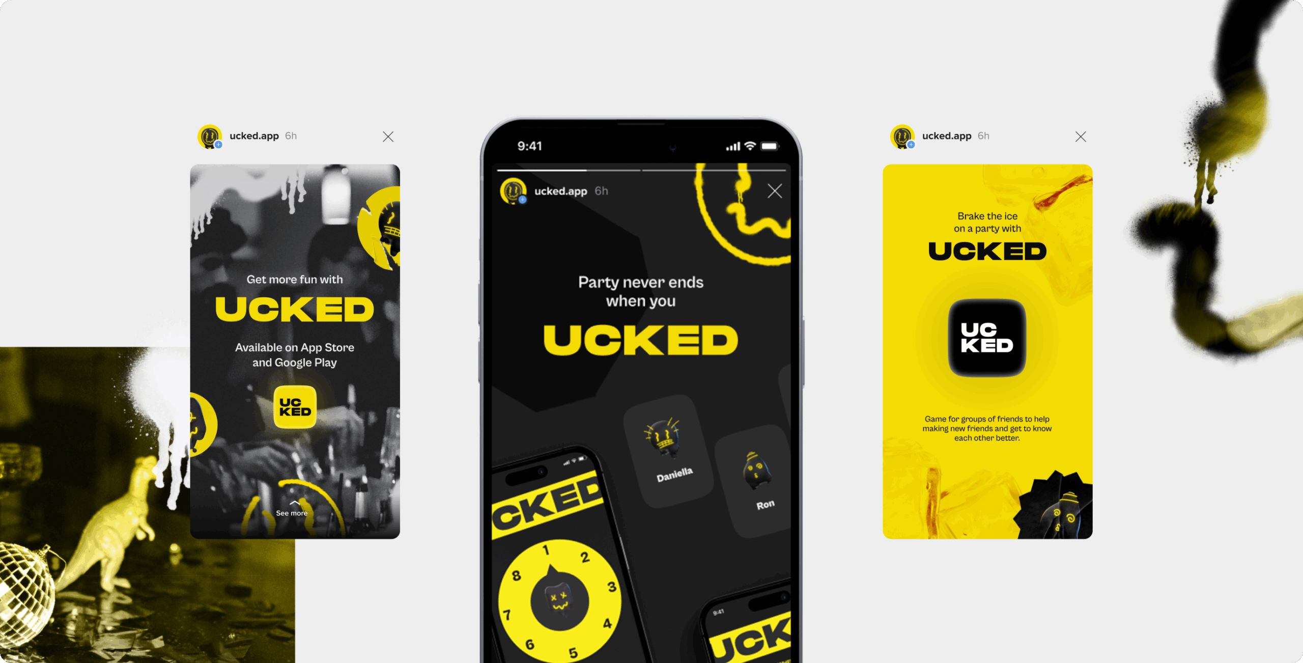Ucked &ndash; branding for mobile application - Website Development - Photo 16