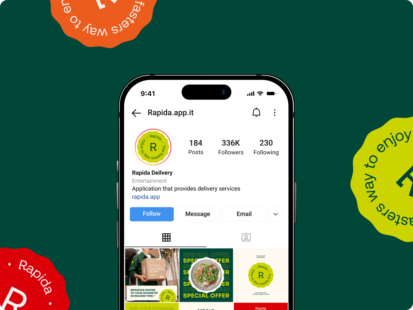 Rapida &ndash; branding for the delivery service - Website Development - Photo 20