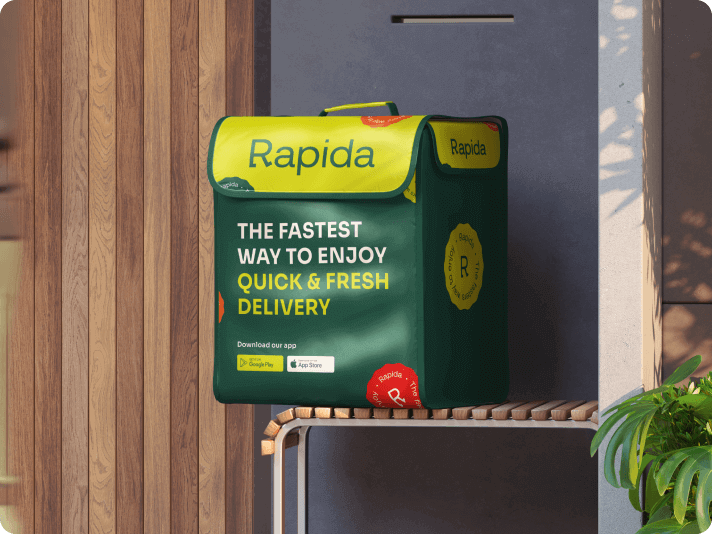 Rapida &ndash; branding for the delivery service - image cover