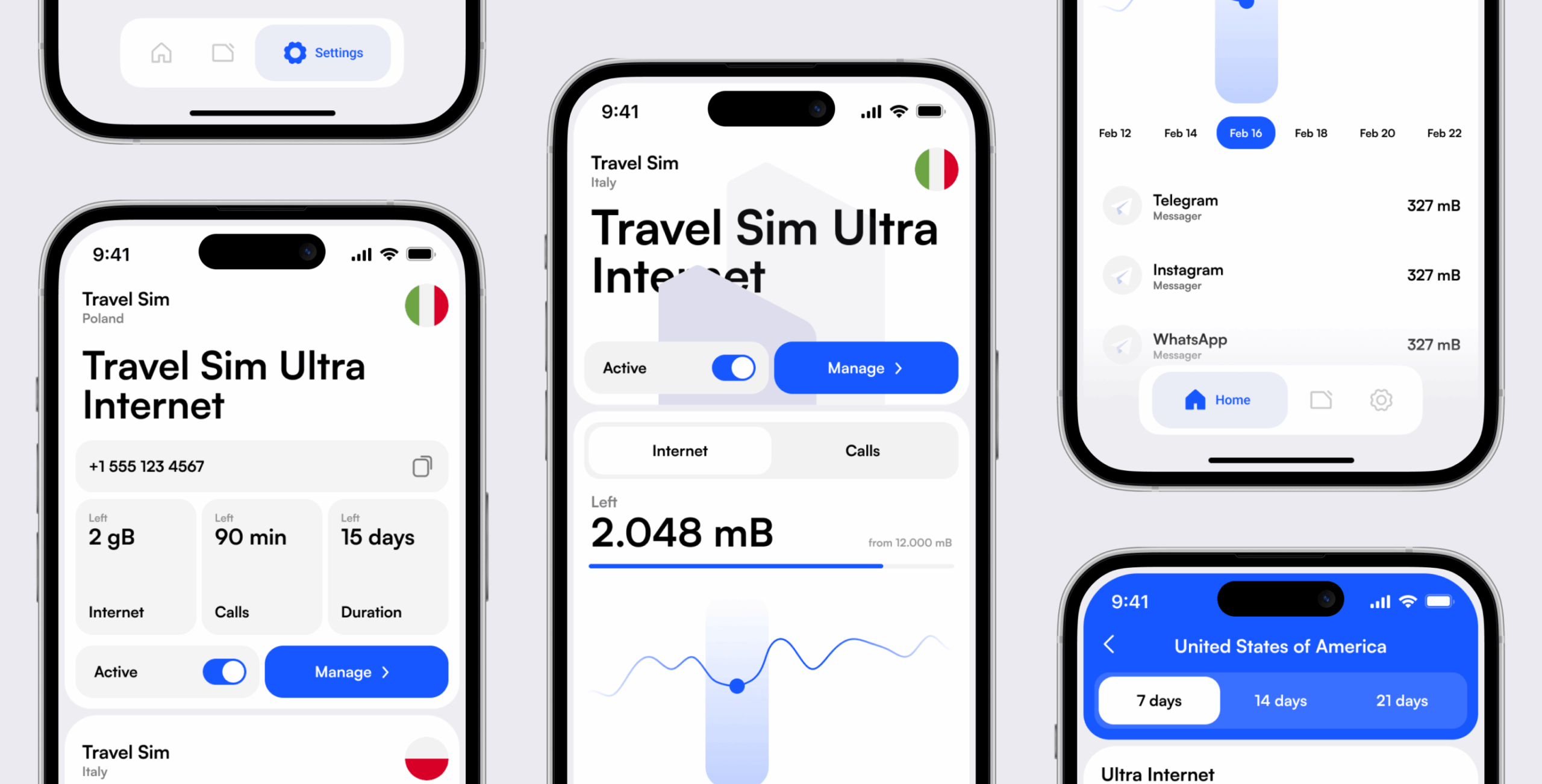 E-manager &ndash; mobile app for e-sim management - Website Development - Photo 13