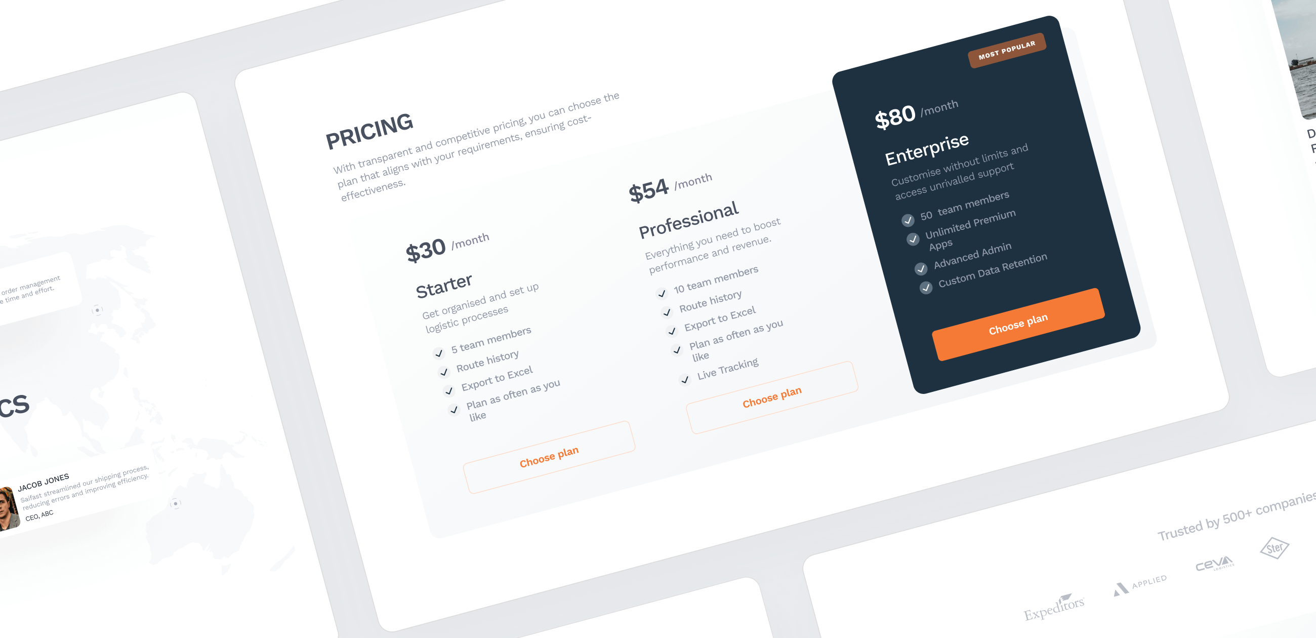 Saifast &ndash; promo website for logistics platform - Website Development - Photo 2