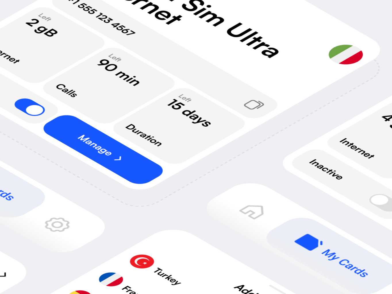 E-manager &ndash; mobile app for e-sim management - Website Development - Photo 5