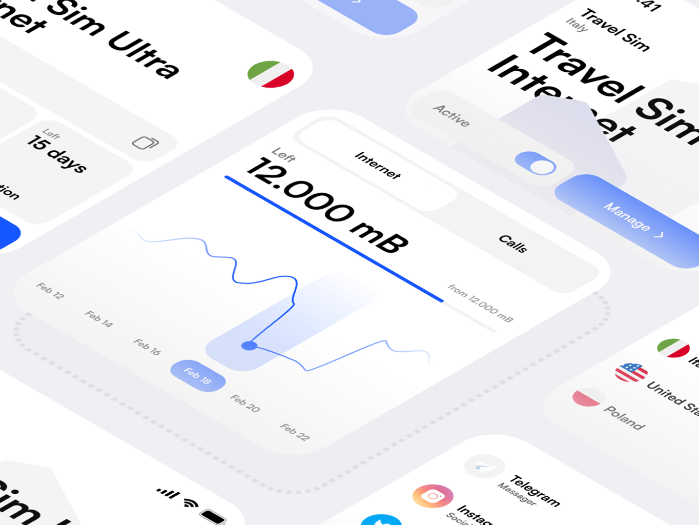 E-manager &ndash; mobile app for e-sim management - Website Development - Photo 6