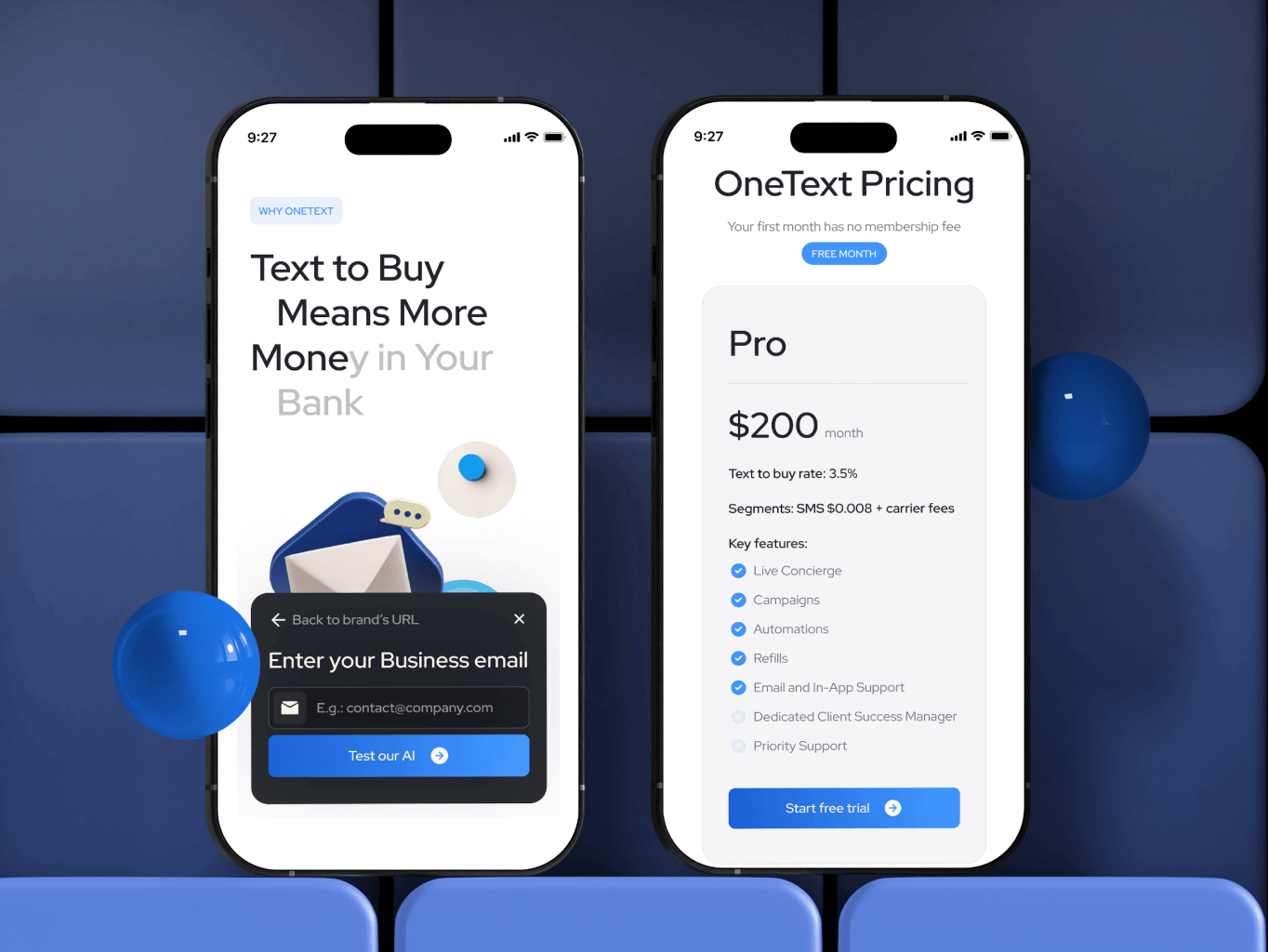OneText &ndash; website redesign for SMS marketing tool - Website Development - Photo 9