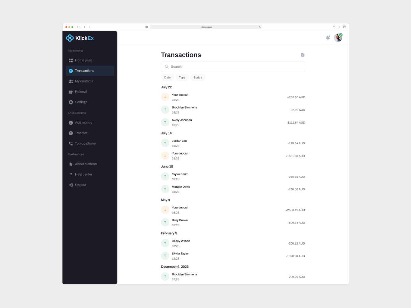 KlickEx &ndash; frictionless cross-<wbr>border payments for the Pacific Island communities - Website Development - Photo 7