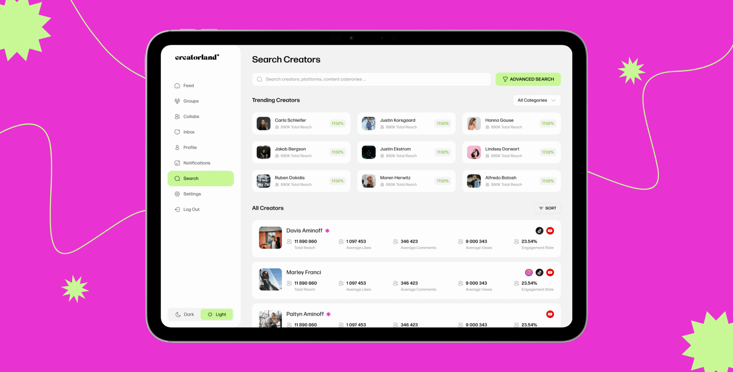 Creatorland &ndash; revolutionizing networking for Gen Z creators - Website Development - Photo 5