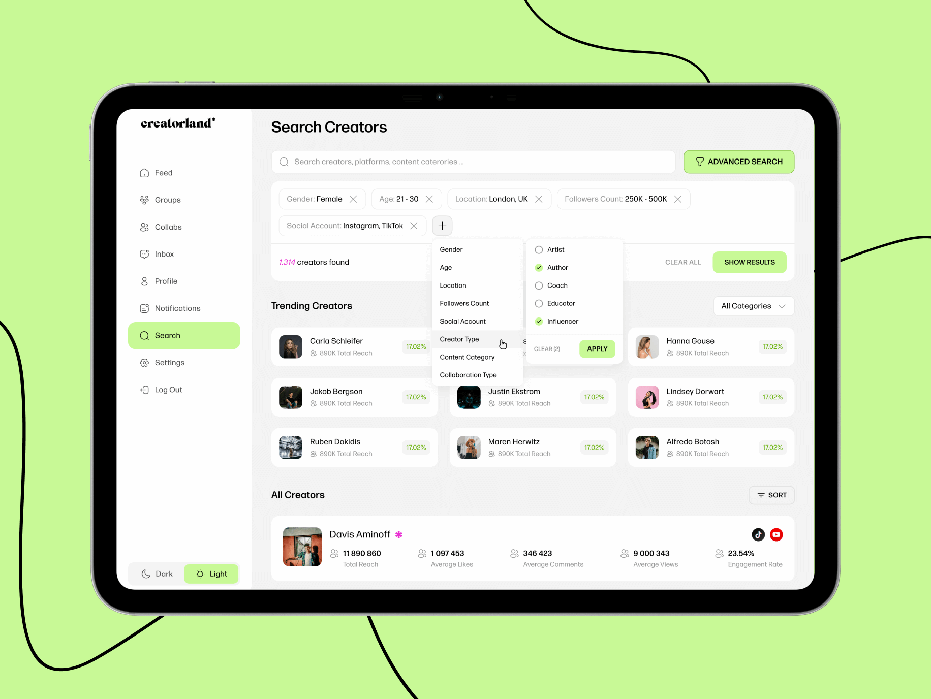 Creatorland &ndash; revolutionizing networking for Gen Z creators - Website Development - Photo 18