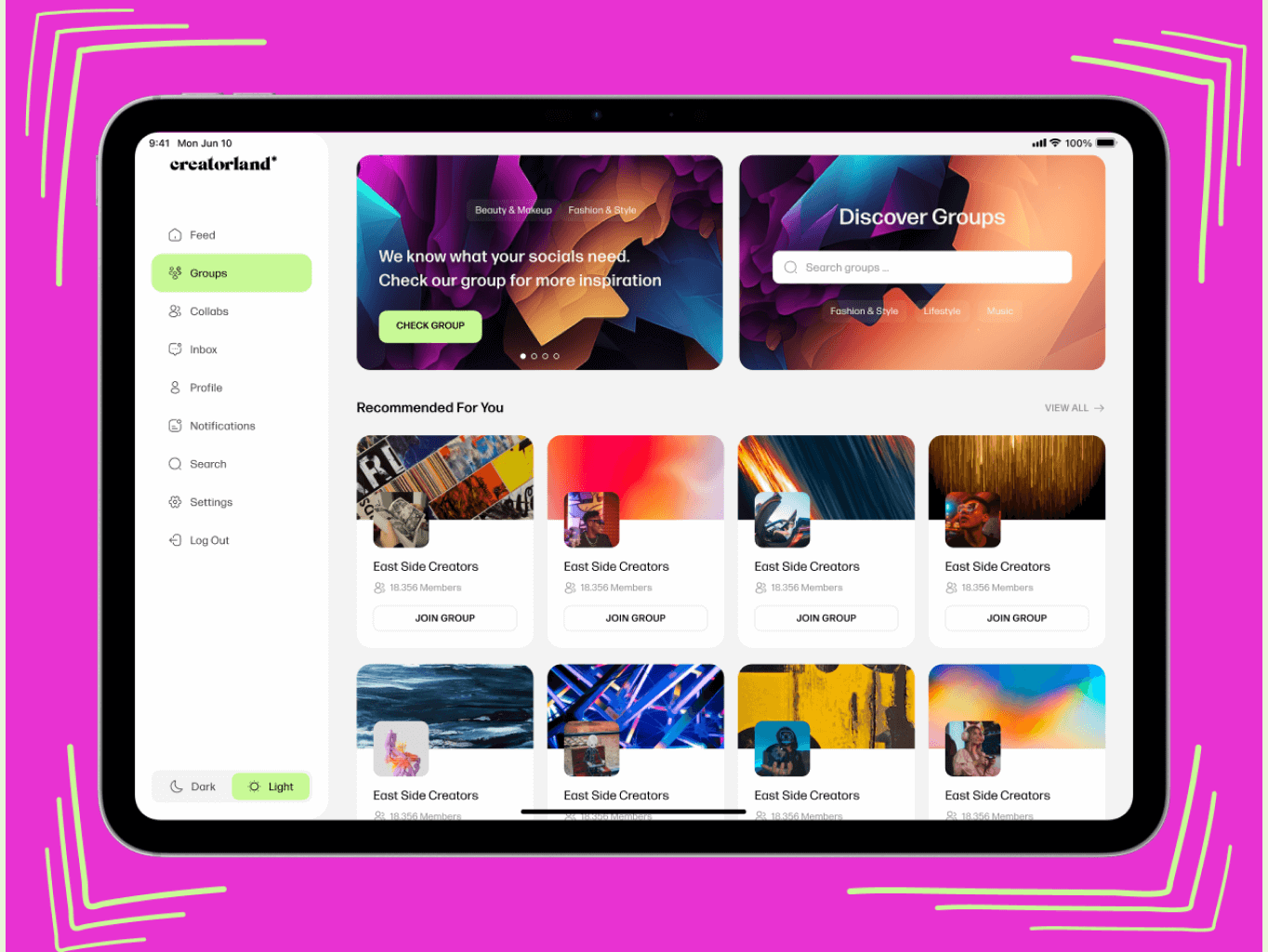 Creatorland &ndash; revolutionizing networking for Gen Z creators - Website Development - Photo 15