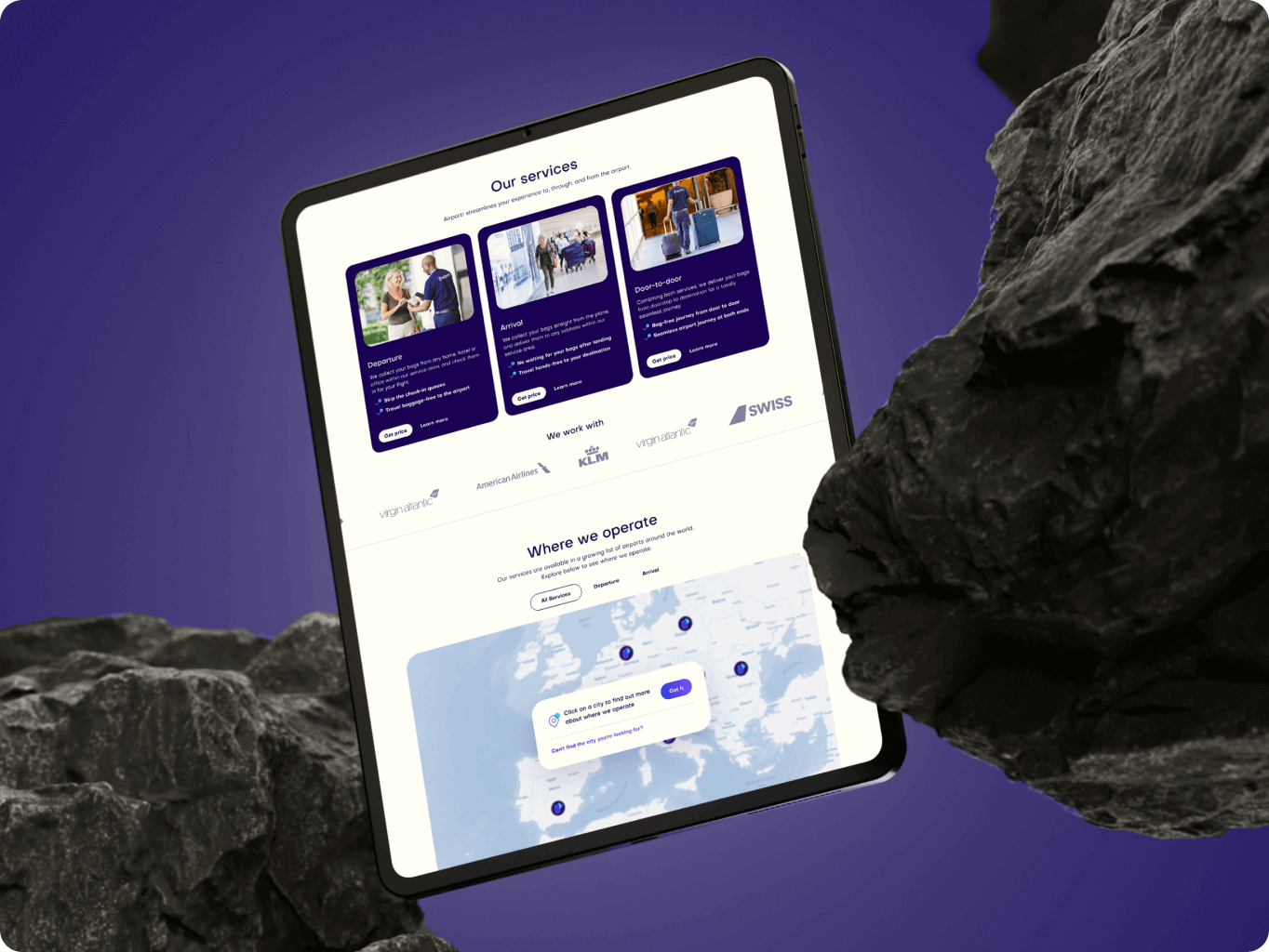 Airportr 2.0 &ndash; luggage carrying service website redesign - Website Development - Photo 11