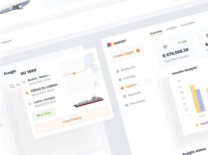 Saifast &ndash; logistics web app - image cover