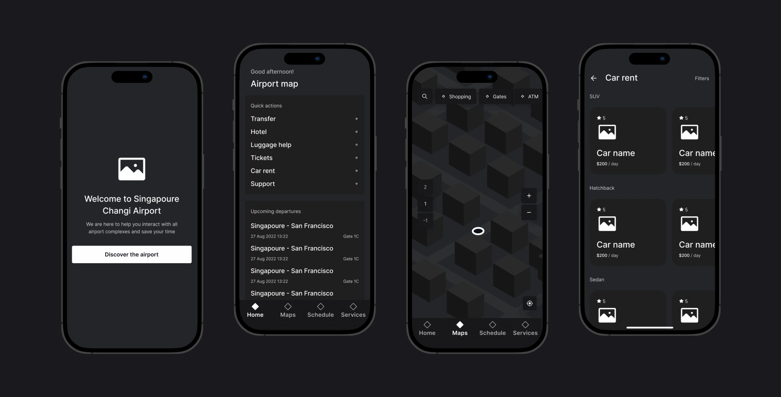 Sinport &ndash; Singapore Airport navigation app - Website Development - Photo 10