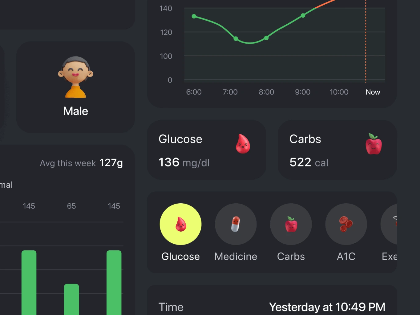 Glume &ndash; healthcare mobile app for diabetics - Website Development - Photo 11
