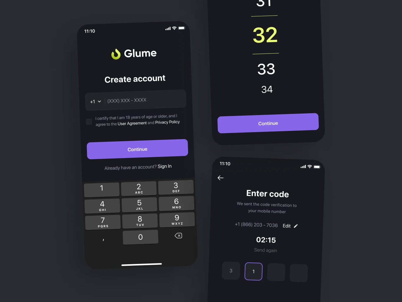 Glume &ndash; healthcare mobile app for diabetics - Website Development - Photo 10