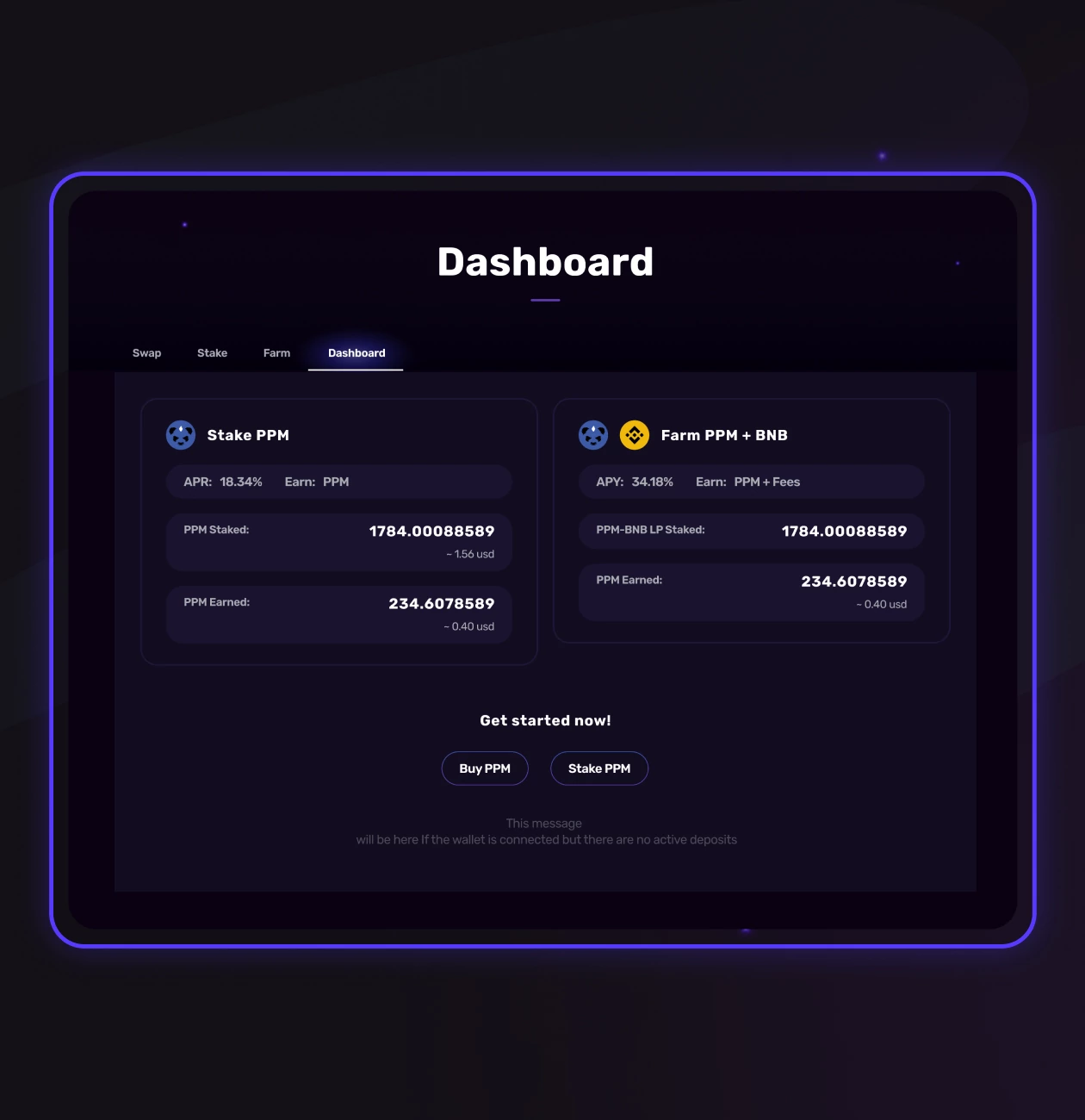 Punk Panda &ndash; swap, stake, and farming platform - Website Development - Photo 3