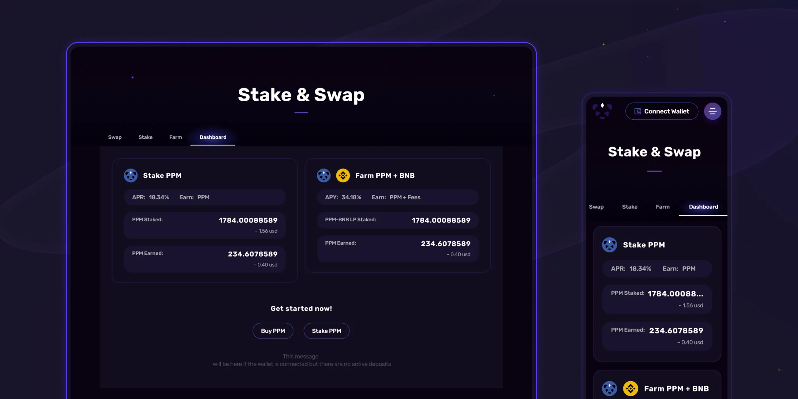 Punk Panda &ndash; swap, stake, and farming platform - Website Development - Photo 6