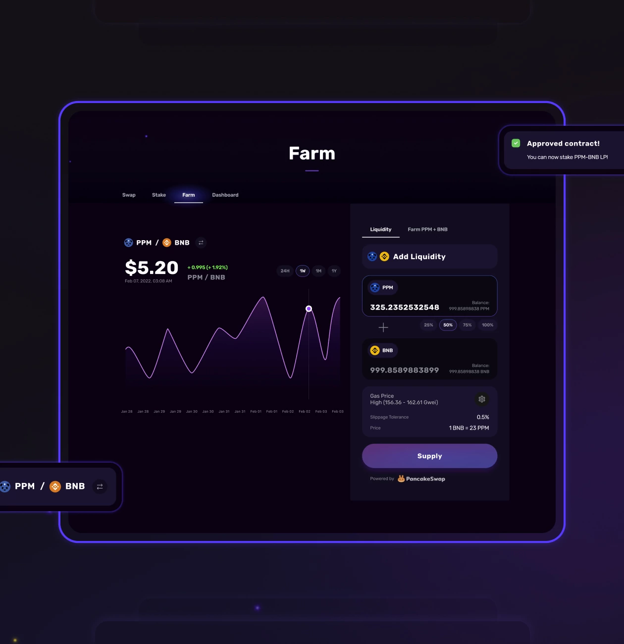 Punk Panda &ndash; swap, stake, and farming platform - Website Development - Photo 15