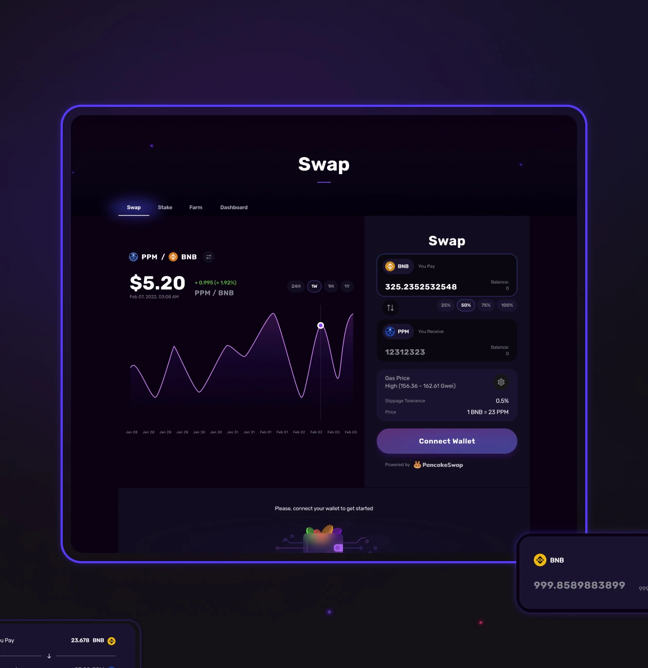 Punk Panda &ndash; swap, stake, and farming platform - Website Development - Photo 18