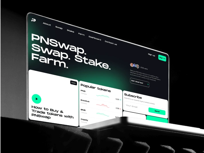PNSwap &ndash; token exchange platform - image cover