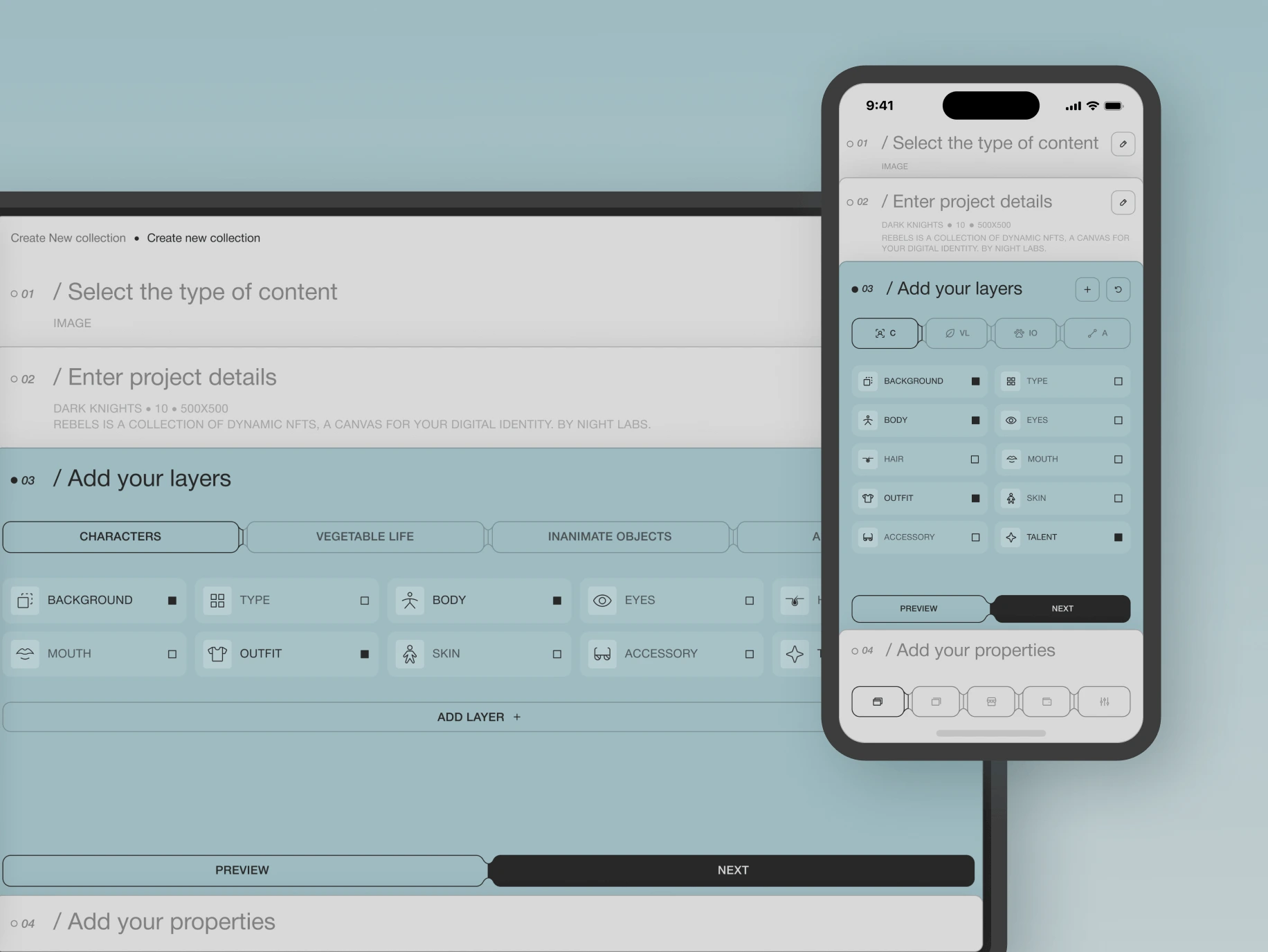 JoCreate &ndash; application for creating NFT collections - Website Development - Photo 17