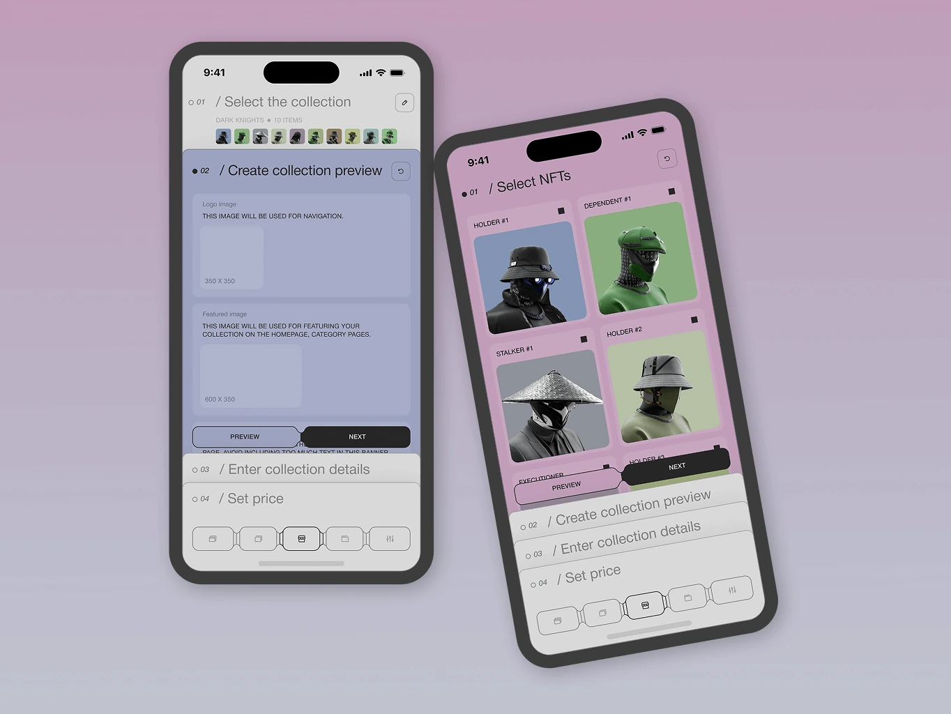 JoCreate &ndash; application for creating NFT collections - Website Development - Photo 27