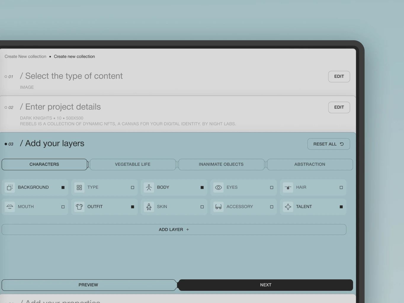JoCreate &ndash; application for creating NFT collections - Website Development - Photo 4