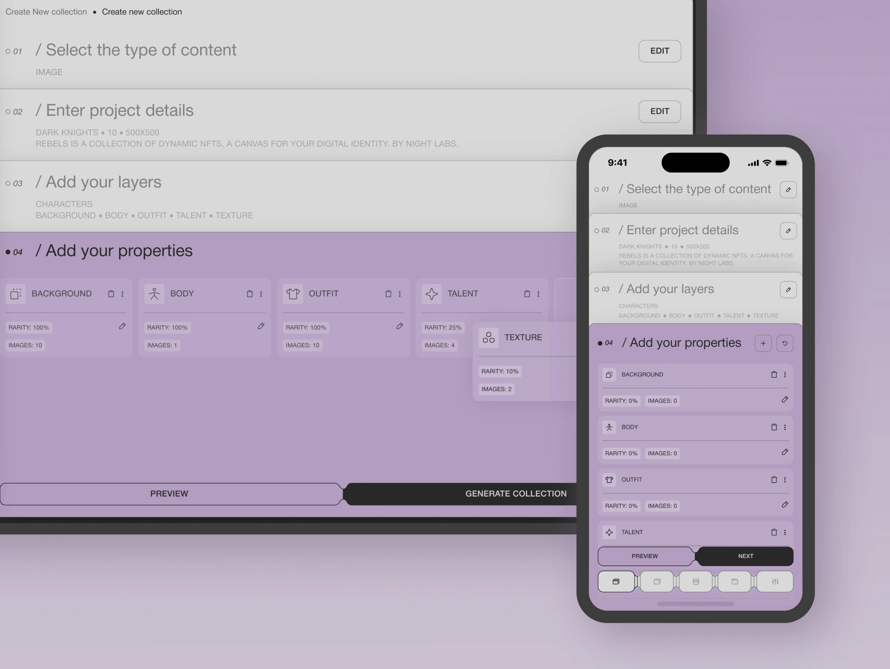 JoCreate &ndash; application for creating NFT collections - Website Development - Photo 18