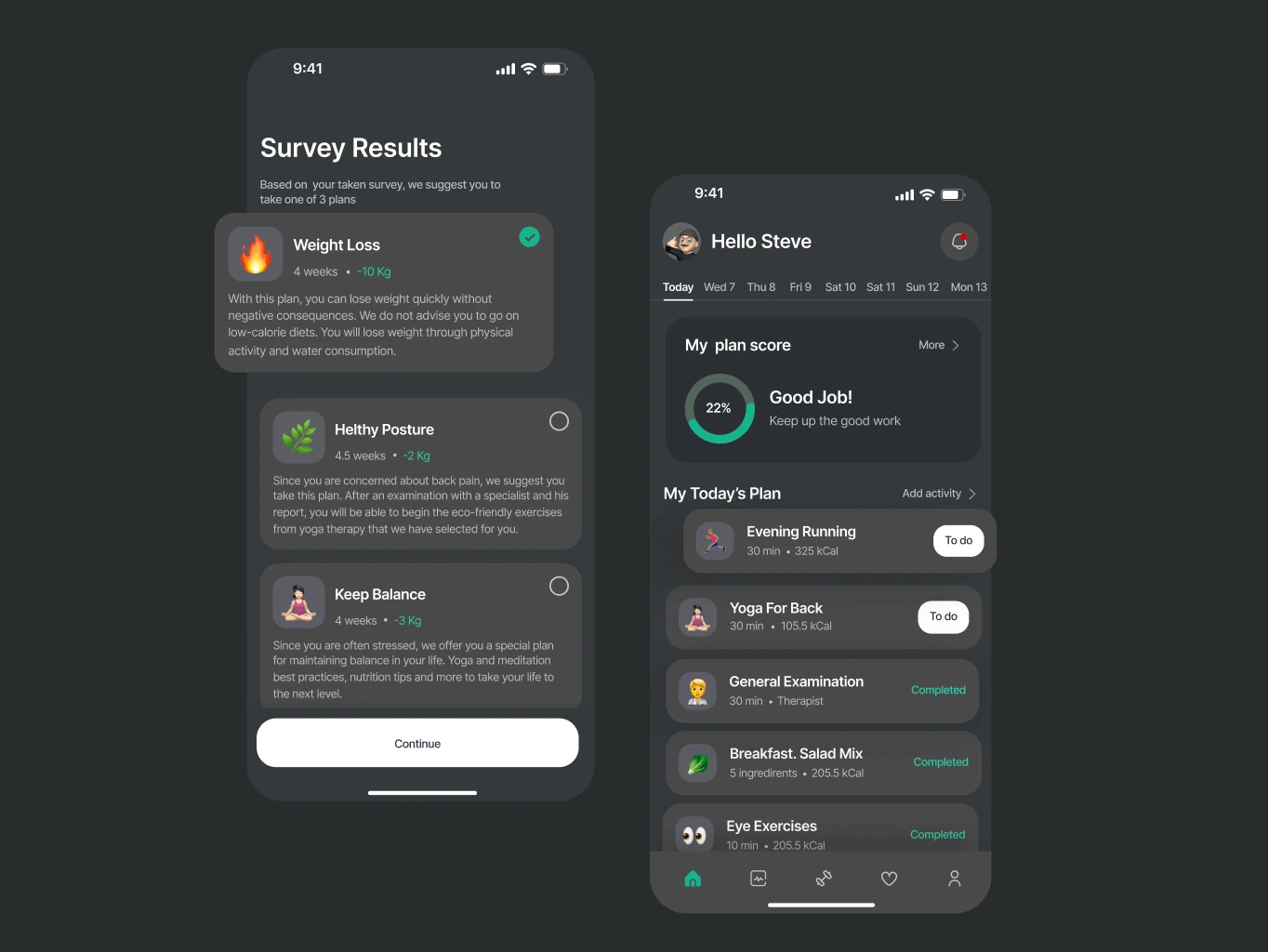 Healher &ndash; an app with personalized health plans - Website Development - Photo 11
