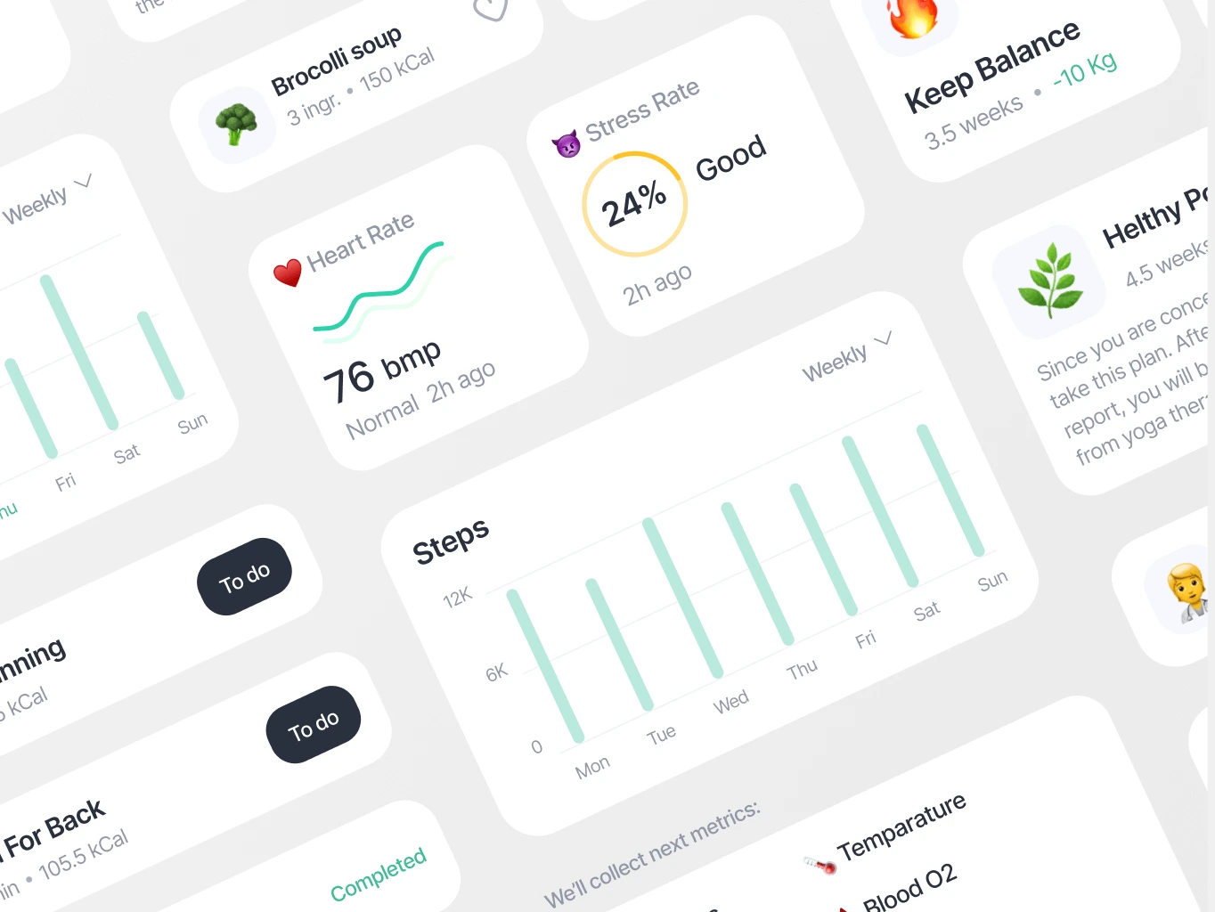 Healher &ndash; an app with personalized health plans - Website Development - Photo 3