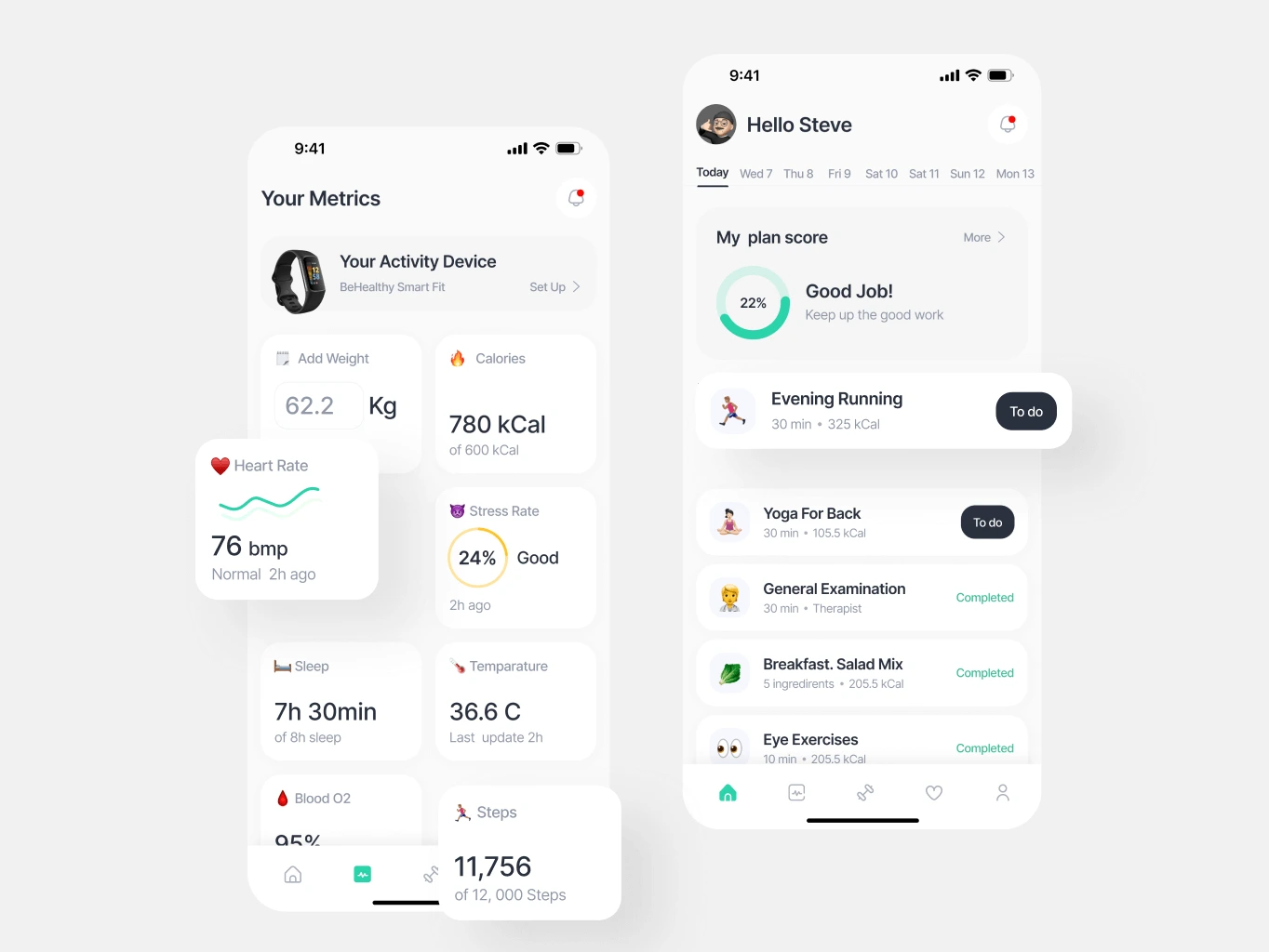 Healher &ndash; an app with personalized health plans - Website Development - Photo 5