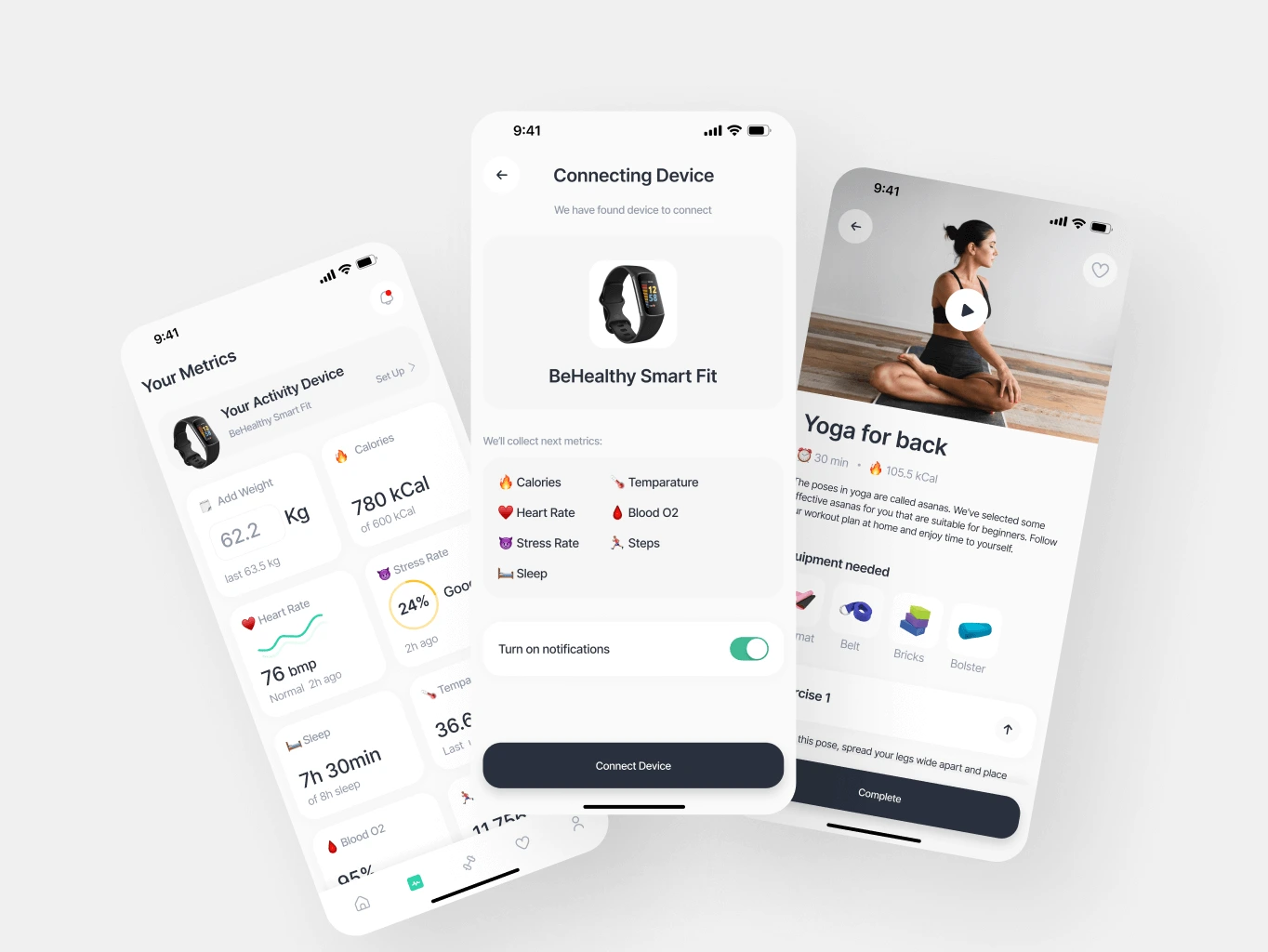 Healher &ndash; an app with personalized health plans - Website Development - Photo 2