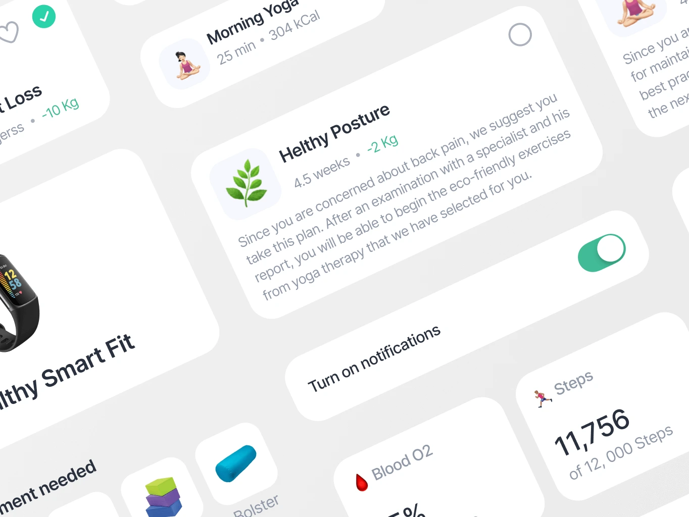 Healher &ndash; an app with personalized health plans - Website Development - Photo 4