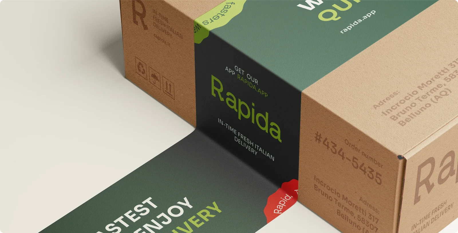 Rapida &ndash; branding for the delivery service - Website Development - Photo 11