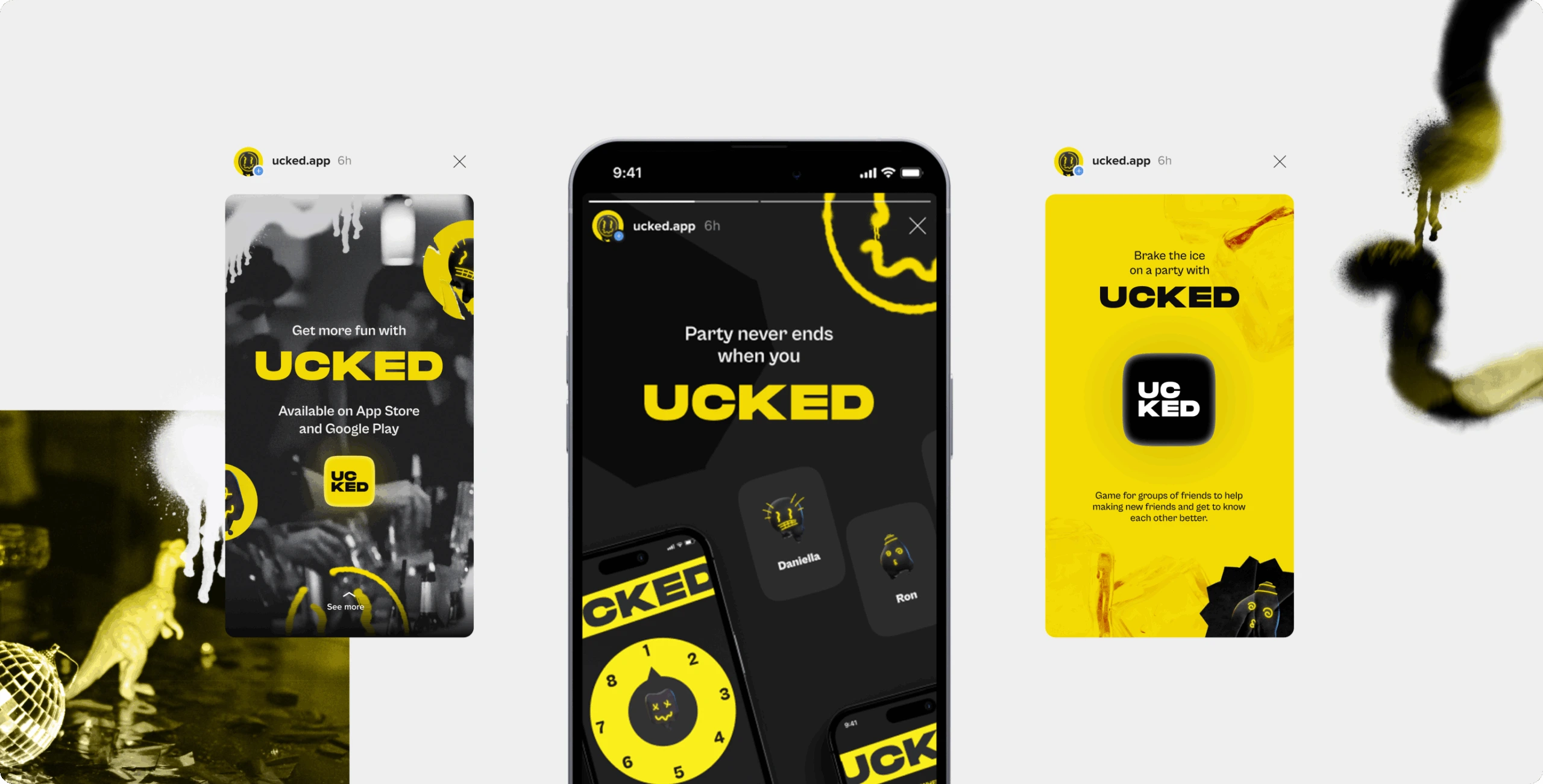 Ucked &ndash; branding for mobile application - Website Development - Photo 16