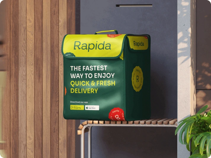 Rapida &ndash; branding for the delivery service - image cover